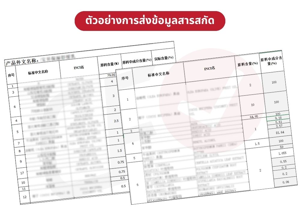 เตรียมเอกสารจดอย.จีน NMPA